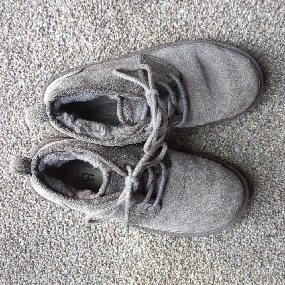UGG Gray Suede Neumel Chukka Boots
